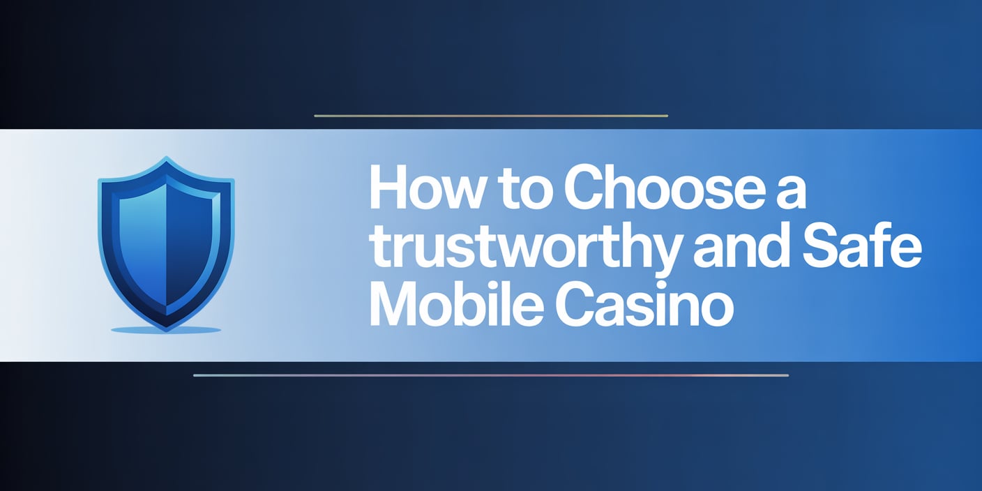 How to Choose a Trustworthy and Safe Mobile Casino