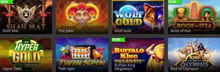 HeySpin Casino Games