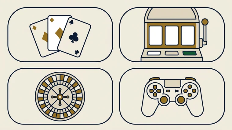Entries by type of casino
